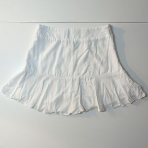 White Mini Skirt with Safety Shorts